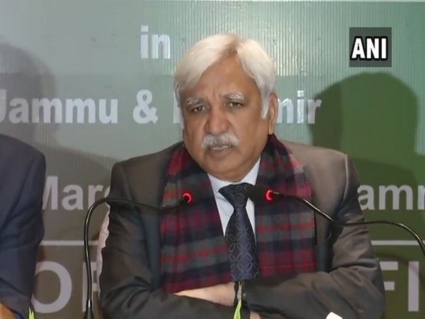 Chief Election Commissioner Sunil Arora addressing a press conference in Jammu on Tuesday.