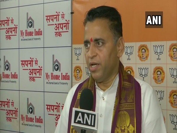 BJP Andhra Pradesh co in-charge Sunil Deodhar talking to ANI in New Delhi on Friday 
