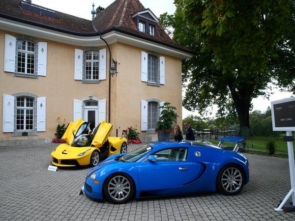 Two of the supercars confiscated from the vice-president of Equatorial Guinea as part of a corruption probe in 2016