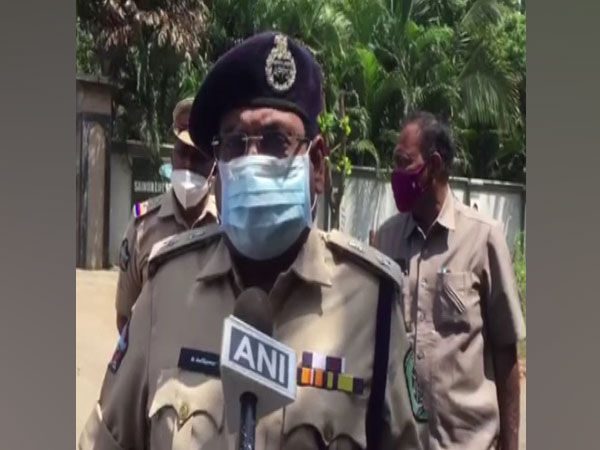 Suresh Babu in-charge DCP, Visakhapatnam city speaking to ANI on Tuesday. (Photo/ANI)