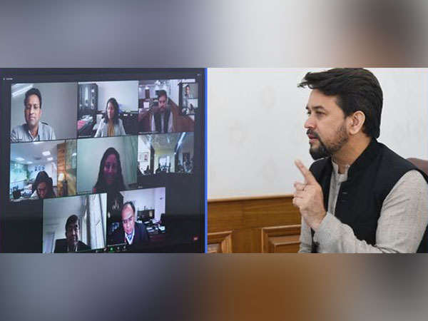 Union Minister Anurag Thakur launched the pilot of NYKS Youth volunteers' online training (Photo/PIB)