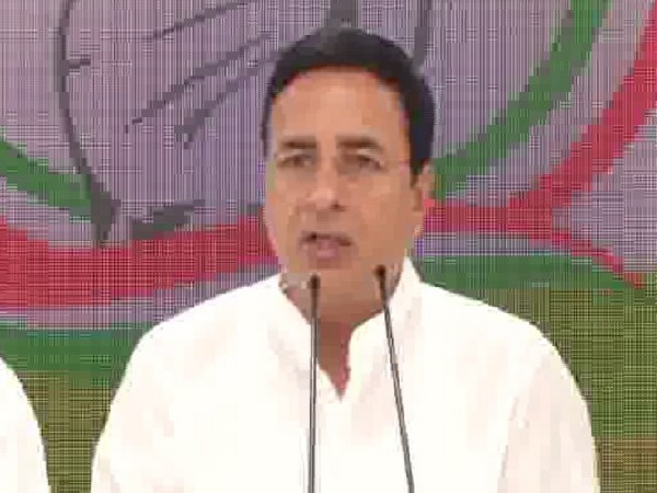 Congress leader Randeep Singh Surjewala  talking to the media here on Wednesday. 