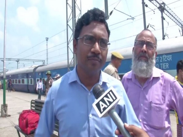 Shrikant Suse, SDM of South Jammu, talking to ANI in Jammu on Sunday. Photo/ANI
