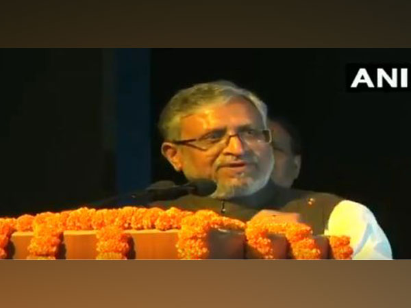 Bihar Deputy Chief Minister Sushil Modi speaking at an event in Patna on Friday. 