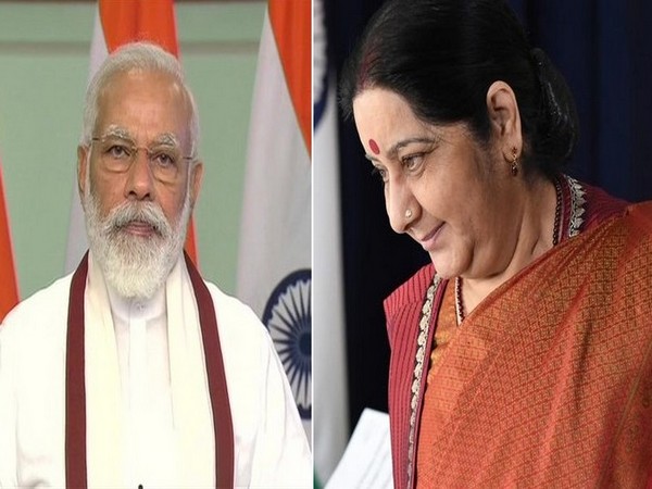 Prime Minister Narendra Modi and late Minister of External Affair Sushma Swaraj.