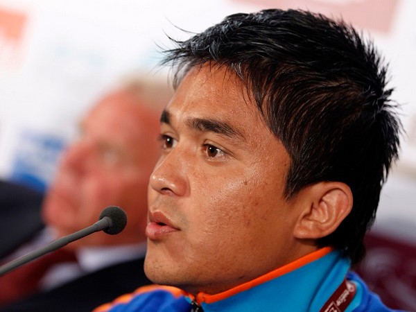 Indian football team skipper Sunil Chhetri