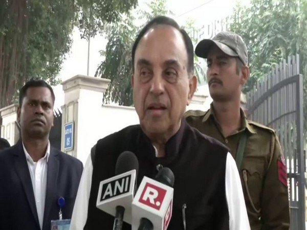 BJP leader Subramanian Swamy speaks to ANI in New Delhi on Saturday [Photo/ANI]