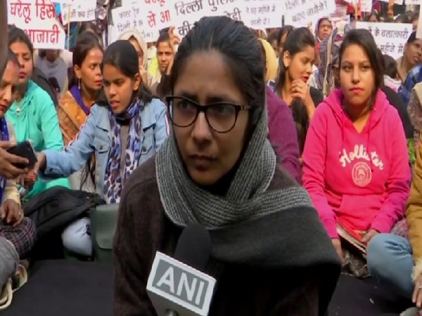 DCW chairperson Swati Maliwal speaking to ANI in New Delhi on Thursday. 