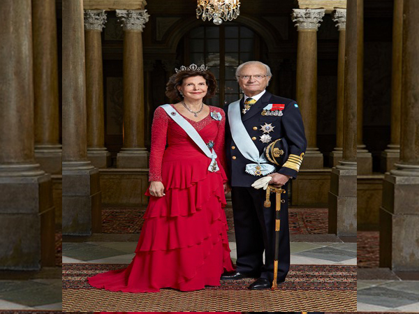 Swedish King Carl XVI Gustaf and Queen Silvia (photo courtesy: Swedish embassy in India)