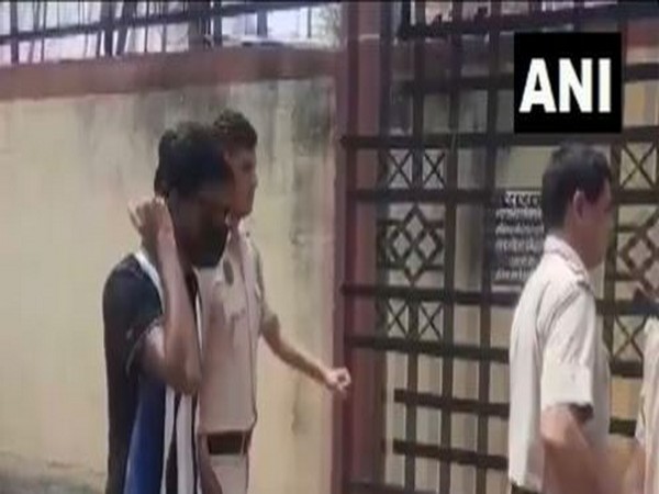 Visual of Mohammed Zubair being taken to Sitapur by police (Photo/ANI)