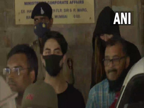 Visual of accused individual, Aryan Khan after the Court hearing (Photo/ANI)