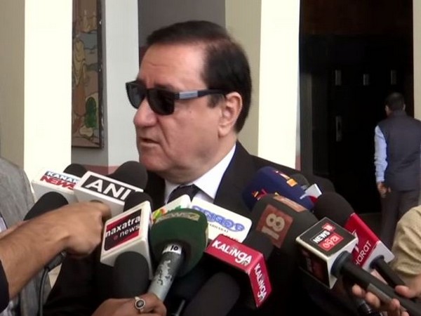 Syrian Ambassador to India Riad Abbas speaking to media in Bhubaneswar on Monday