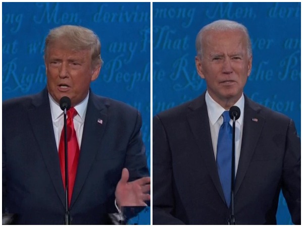US President Donald Trump and Democratic Presidential nominee Joe Biden