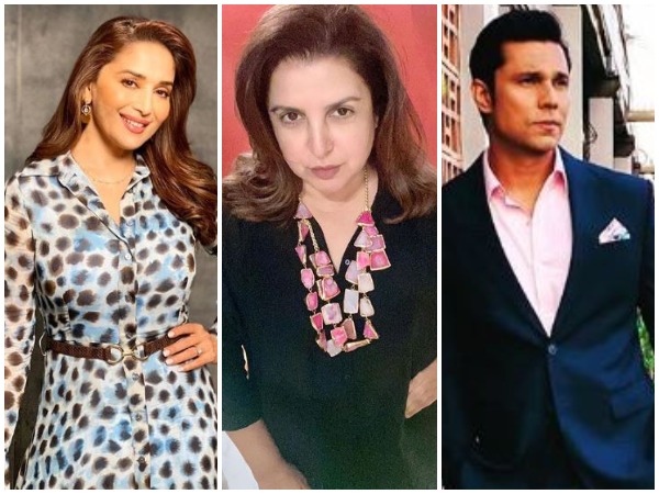 Madhuri Dixit Nene, Farah Khan Kunder and Randeep Hooda (Image courtesy: Instagram)