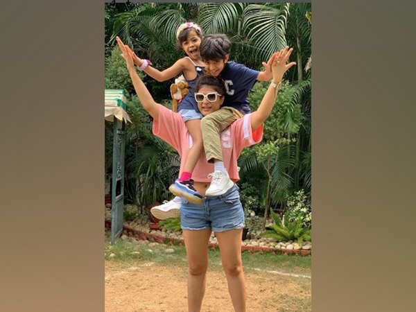 Tahira Kashyap and her children (Image source: Instagram)