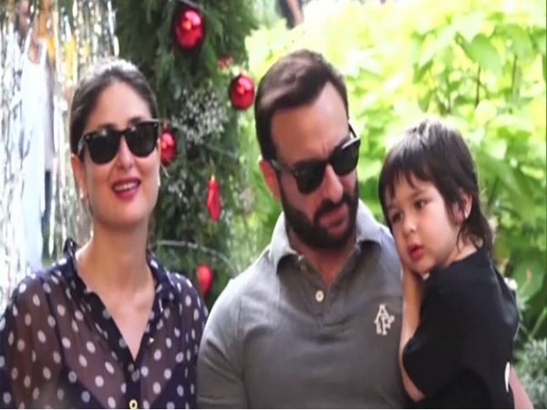 Birthday boy Taimur with parents Saif Ali Khan and Kareena Kapoor Khan