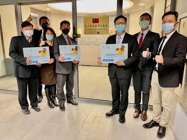 Taiwan officially opened its new representative office in Lithuania on Thursday. (Image credit: Twitter/Taiwanese Representative Office in Lithuania)