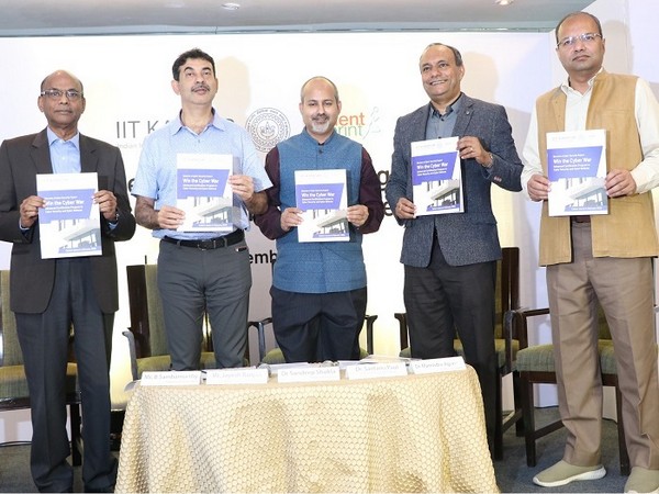 L to R: B Sambamurthy, Independent Director, National Securities Depository Ltd, Jayesh Ranjan, IT Secretary, Govt. of Telangana, Dr Sandeep Shukla, Professor, IIT Kanpur, Dr Paul, Dr Agrawal