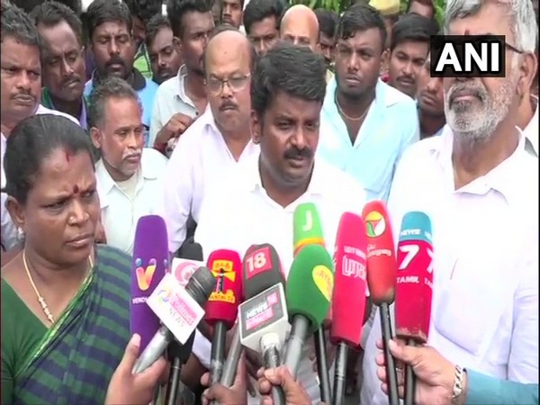  Tamil Nadu Health Minister C. Vijayabaskar speaks to media in Tamil Nadu on Saturday [Photo/ANI]