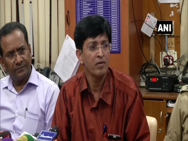 J Radhakrishnan, Tamil Nadu Disaster Management secretary speaks to media in Tamil Nadu on Wednesday [Photo/ANI]