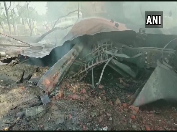 Visuals of oil tanker in Barabanki, Uttar Pradesh.