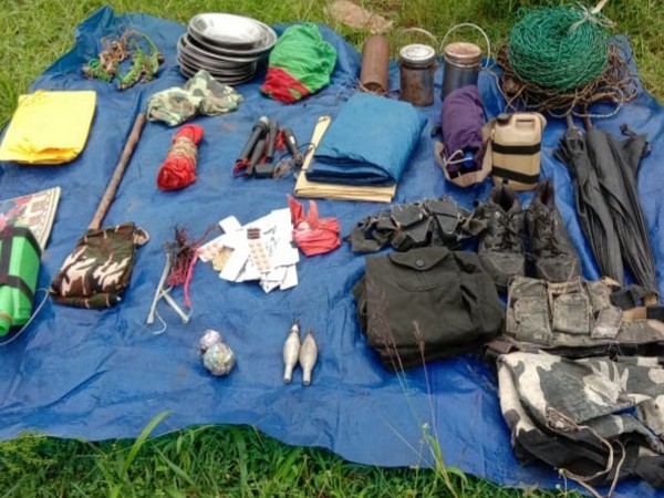 Visual of the recovered items. 