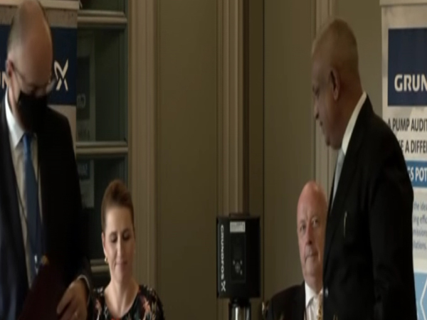 Grundfos signed MoU with Tata Project here in the presence of Denmark's Prime Minister Mette Frederiksen