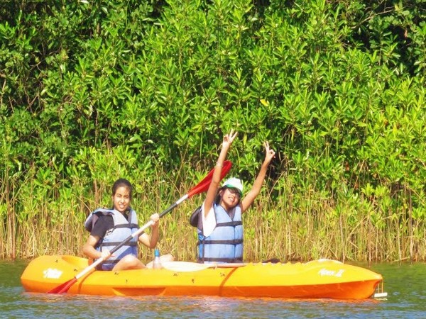 Kids having fun at Trailblazers camp