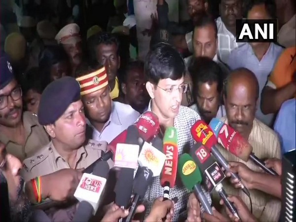 J Radhakrishnan, Principal Secretary, TN Transport Department speaking to media on Tuesday (Photo/ANI)