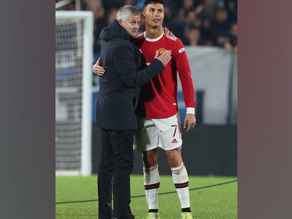 Cristiano Ronaldo and Ole Gunnar Solskjaer (Photo/Cristiano Ronaldo-Twitter)