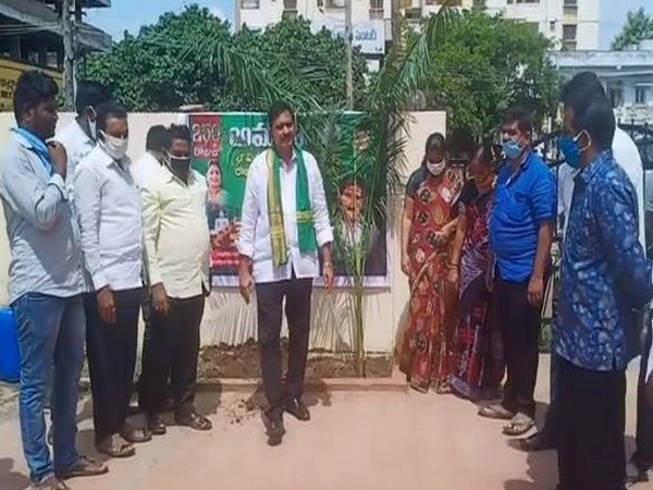 Visuals from the protest site (Photo/ANI)