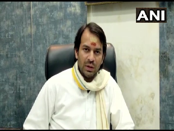 Rashtriya Janata Dal (RJD) leader Tej Pratap Yadav (Photo/ANI)
