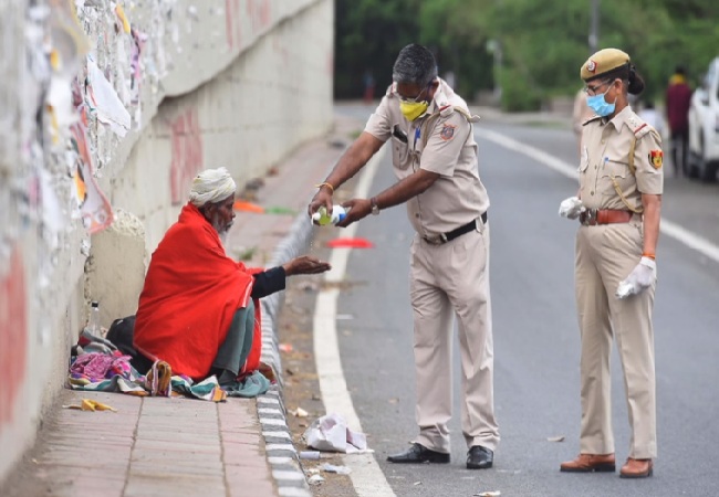 A visual from the coronavirus awareness song.