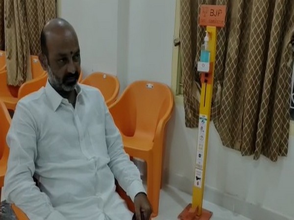 A photo of Telangana BJP President Bandi Sanjay Kumar. 