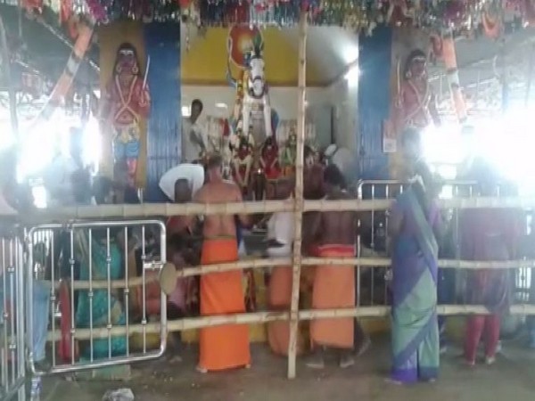 Karuppasami temple in Tamil Nadu's Trichy district. Photo/ANI