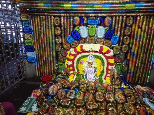 Visual from Kanaka Maha Lakshmi Temple in Visakhapatnam. (Photo/ANI)