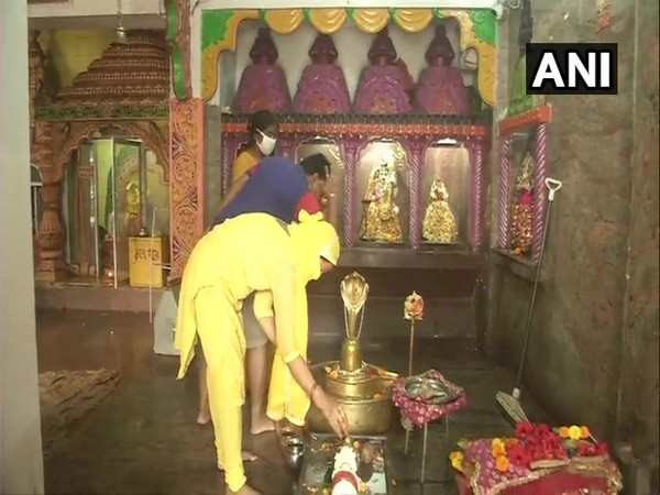 A temple reopened for devotees in Ranchi, Jharkhand. (Photo/ANI)