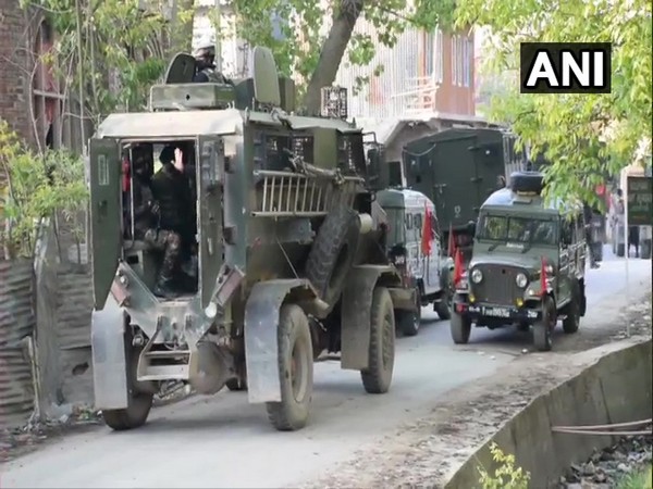 Visual from encounter site in Shopian.