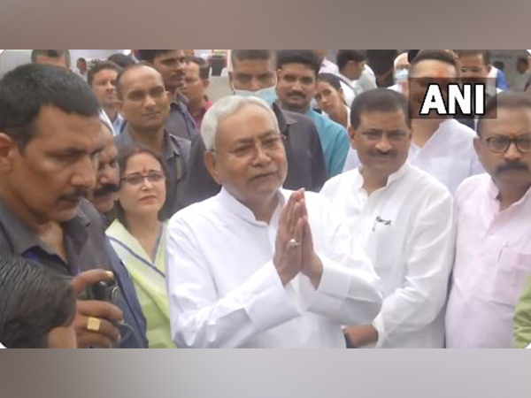 Bihar Chief Minister Nitish Kumar in Patna (Photo/ANI)