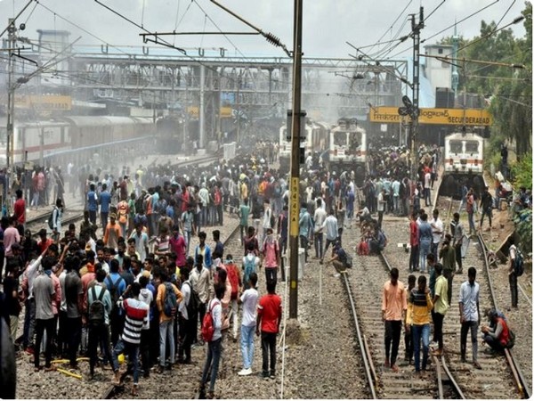 Visuals from Secunderabad railway station from June 17 (Photo/ANI)