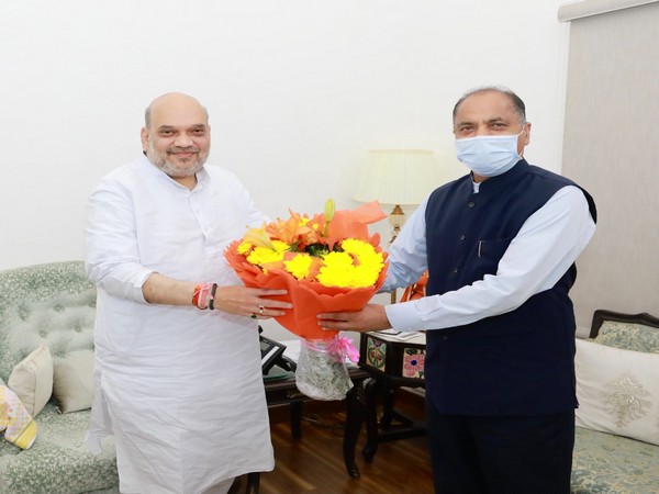 Himachal Pradesh Chief Minister Jai Ram Thakur called on Union Home Minister Amit Shah in the national capital on Sunday.