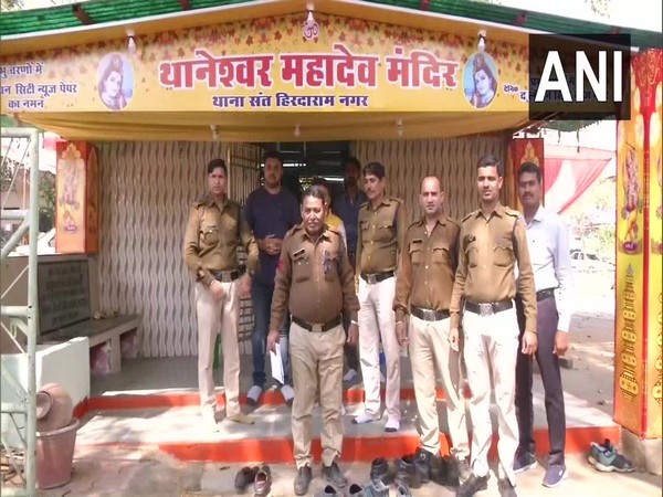 Visuals of the temple in Bhopal.