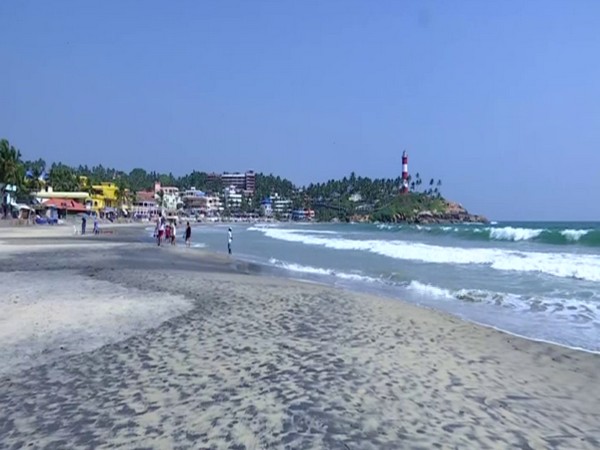 A view of Kovalam beach. Photo/ANI