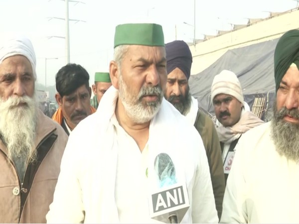 BKU spokesperson Rakesh Tikait speaking to ANI in Ghaziababd on Wednesday.