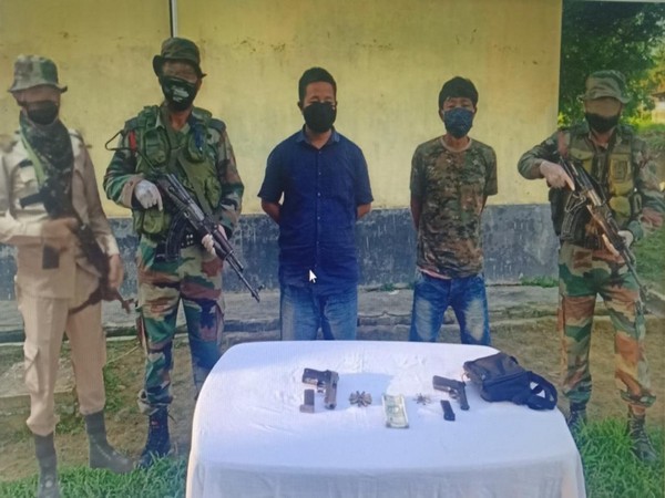 The apprehended cadres have been identified as SS Lt Col Rampong Hakhun Johny and SS Sgt Kochung Sankey.