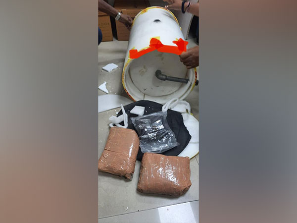 Drugs concealed in water purifier. (ANI/photo)