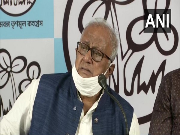 TMC MP Saugata Roy addressing a press conference in Kolkata on Saturday. (Photo/ANI)