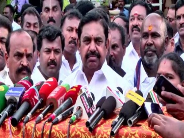 Tamil Nadu Chief Minister Edappadi K. Palaniswami. File photo/ANI