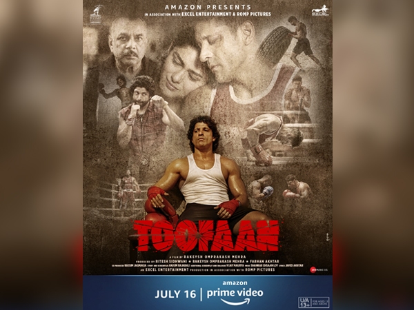 Poster of 'Toofaan' featuring Farhan Akhtar (Image source: Instagram)