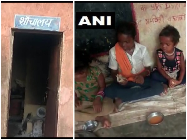 Toilet is being utilized as a makeshift kitchen in Madhya Pradesh 